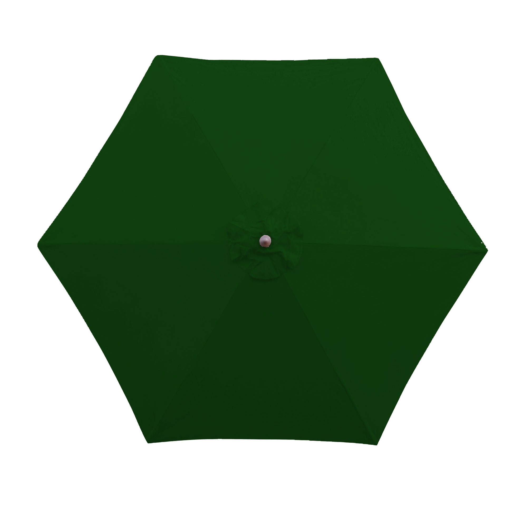9ft Market Patio Umbrella 6 Rib Replacement Canopy Forest Green.