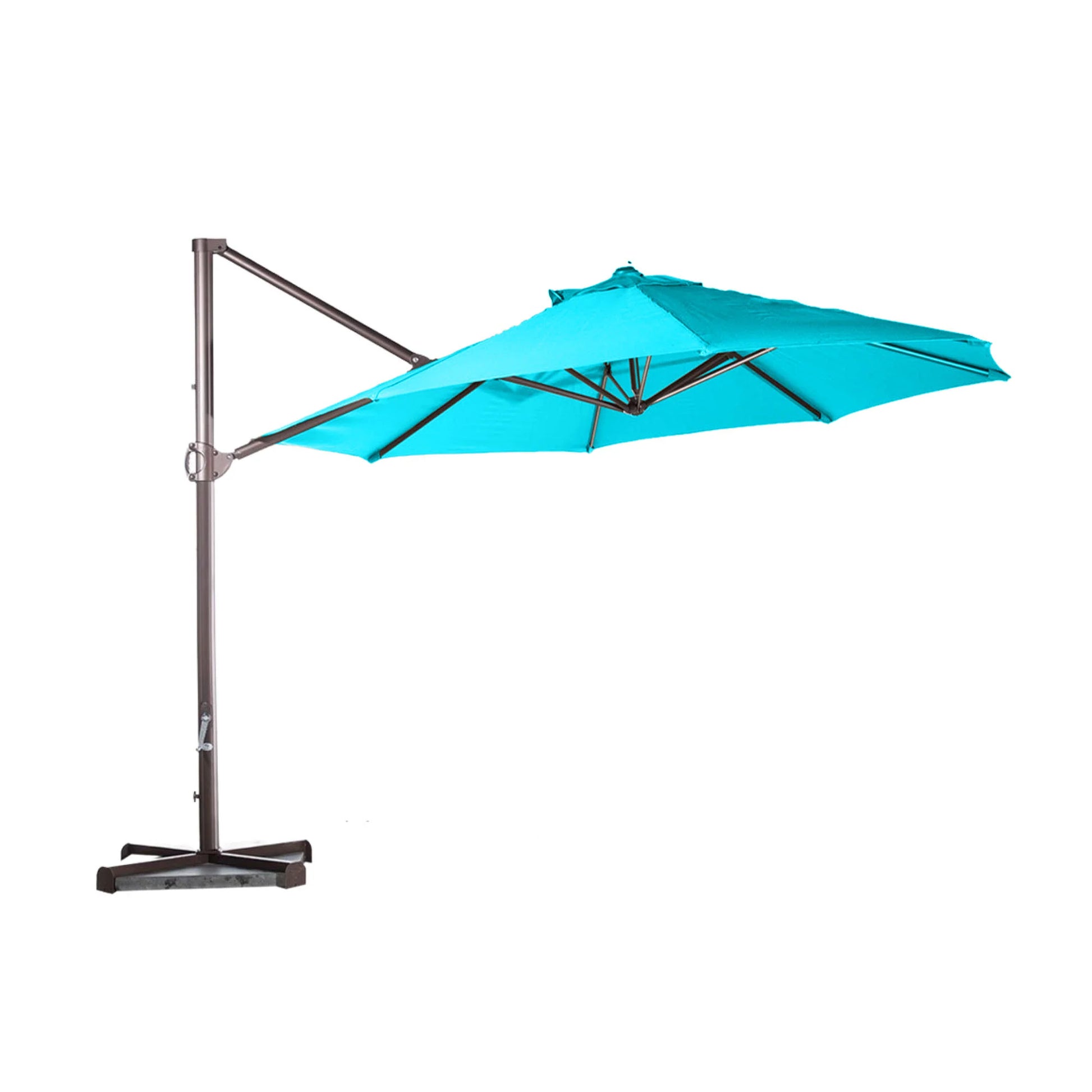 11ft 8 Ribs Cantilever Supporting Bar Umbrella Replacement Canopy