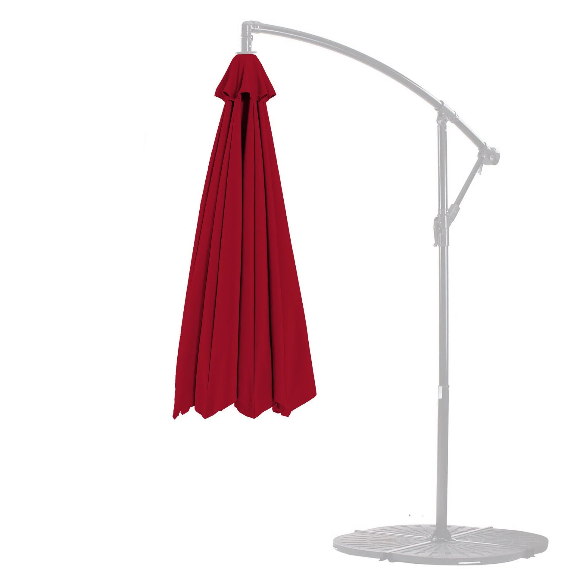 Replacement Umbrella Canopy for 11ft 8 rib hanging market Outdoor Patio Shades Ribs length 64" to 66" (Canopy Only)