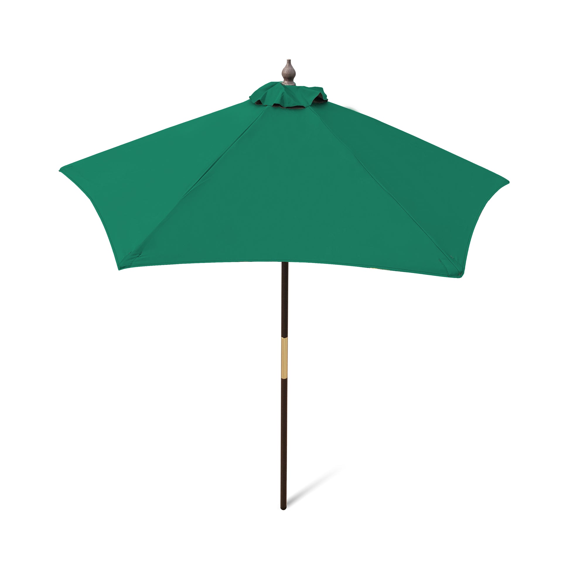 7ft Standard Wooden Market Patio Umbrella with Tilt Mechanism