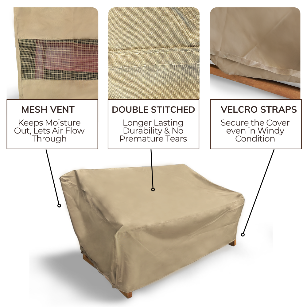 Premium Tight Weave Love Seat Cover Up to 60"L