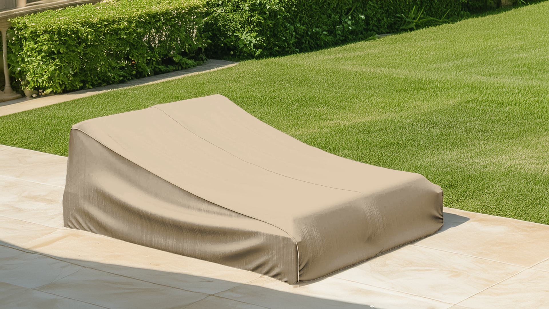 Double Chaise Cover all weather up to 84"L x 60"W x 24"H back