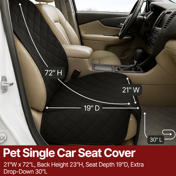 Single Car Seat Cover For Pets