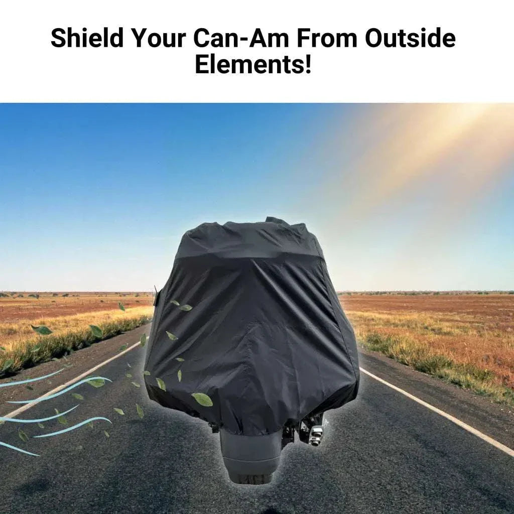 Can-Am Spyder Touring de alta resistencia para interiores y exteriores - Cubierta completa, color negro