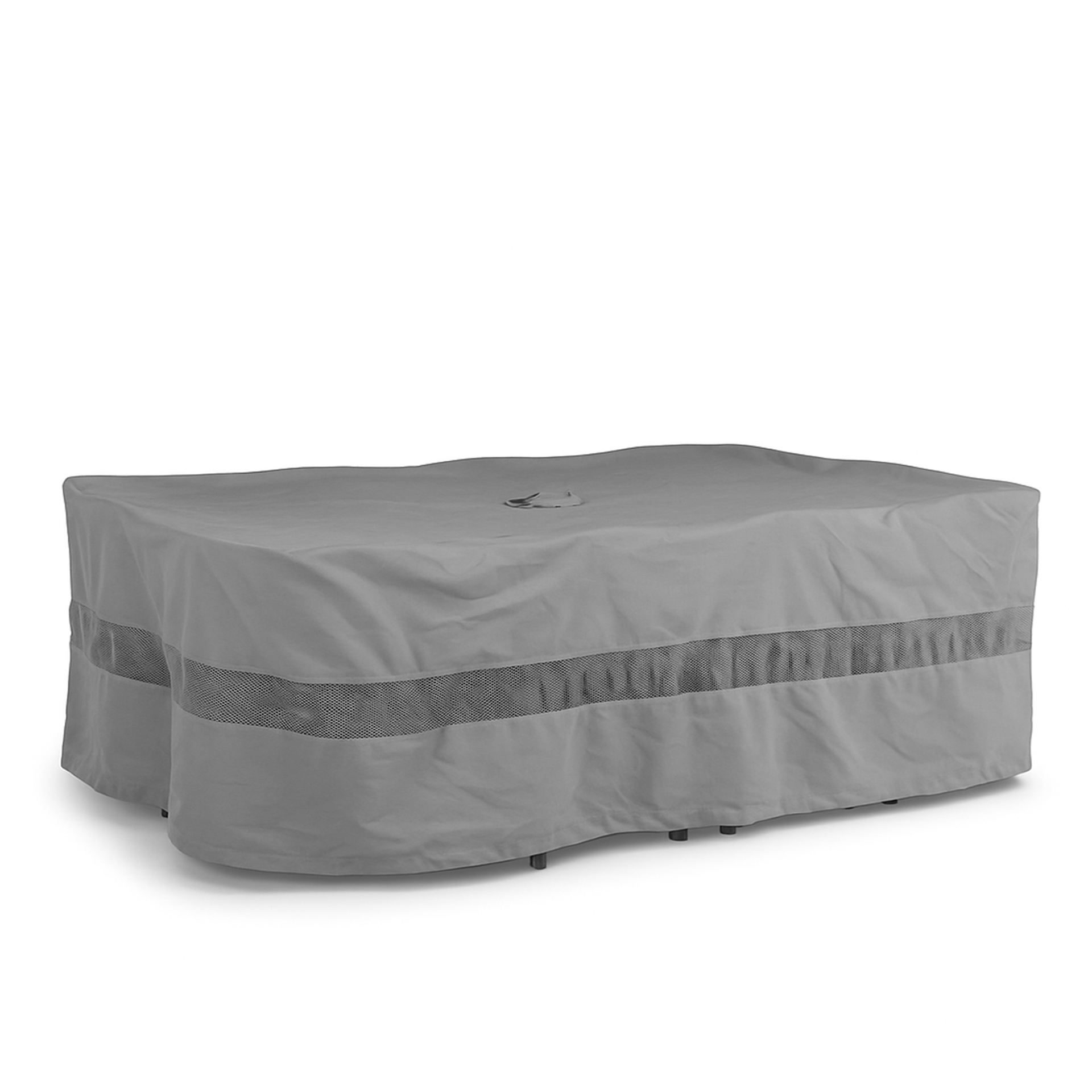 Premium Tight Weave 132"L x 104"W x 44"H Extra Wide Rectangular/Oval Table and 8-10 Chairs Set Cover
