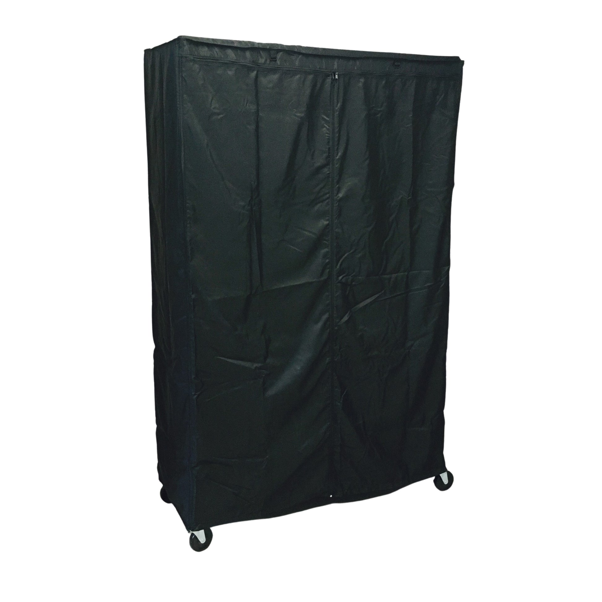 COVER for Full Fabric Wire Rack Shelving Storage Unit | 36-48 inches wide | Black