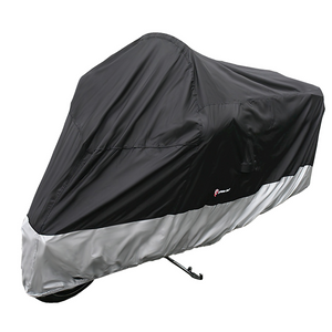 Deluxe All Season Light Weight Motorcycle Cover (XL) Black