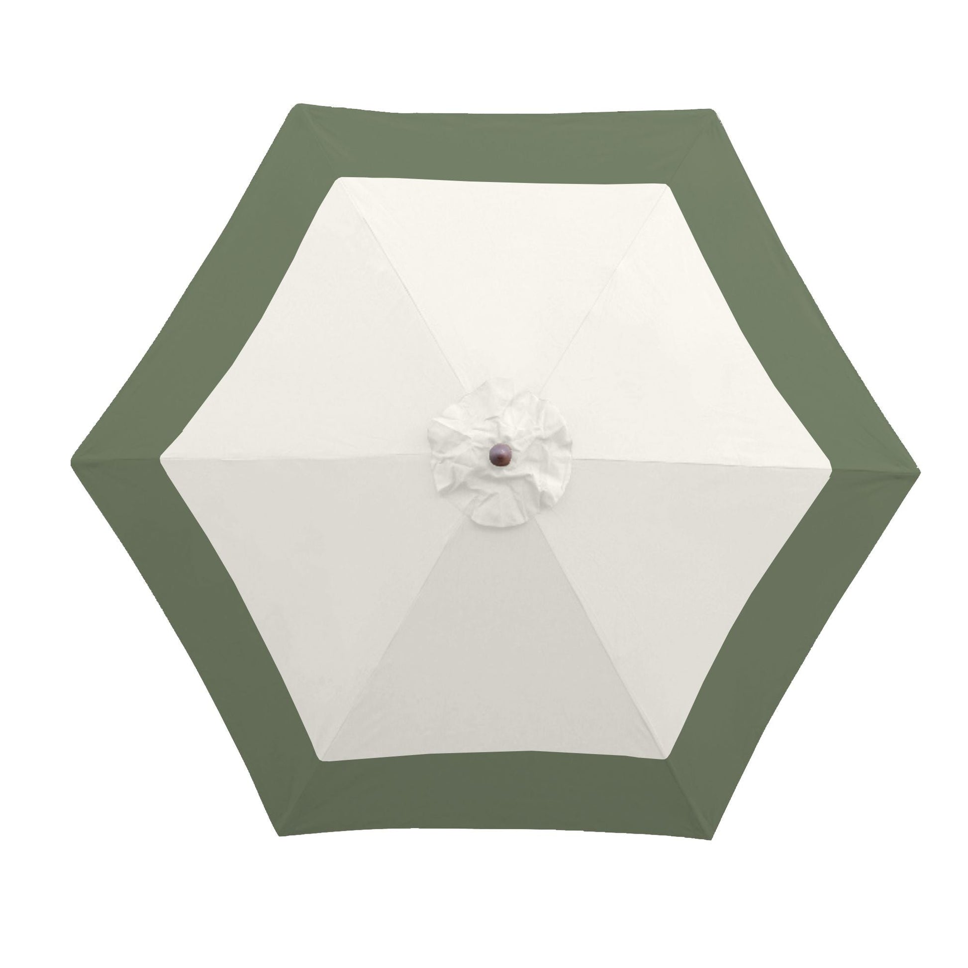 9ft Market Patio Umbrella 6 Rib Replacement Canopy Duet Sage Green