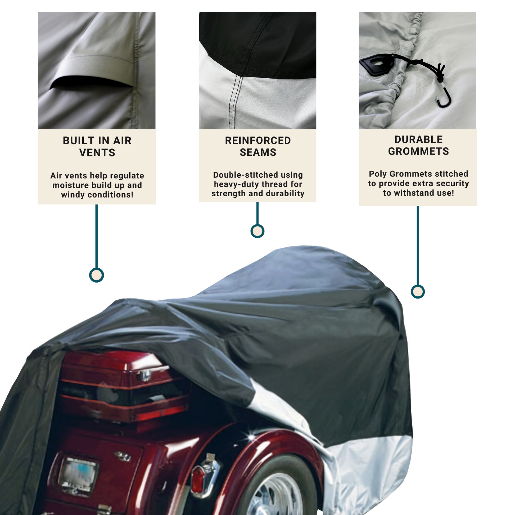 Fundas para motocicletas y triciclos