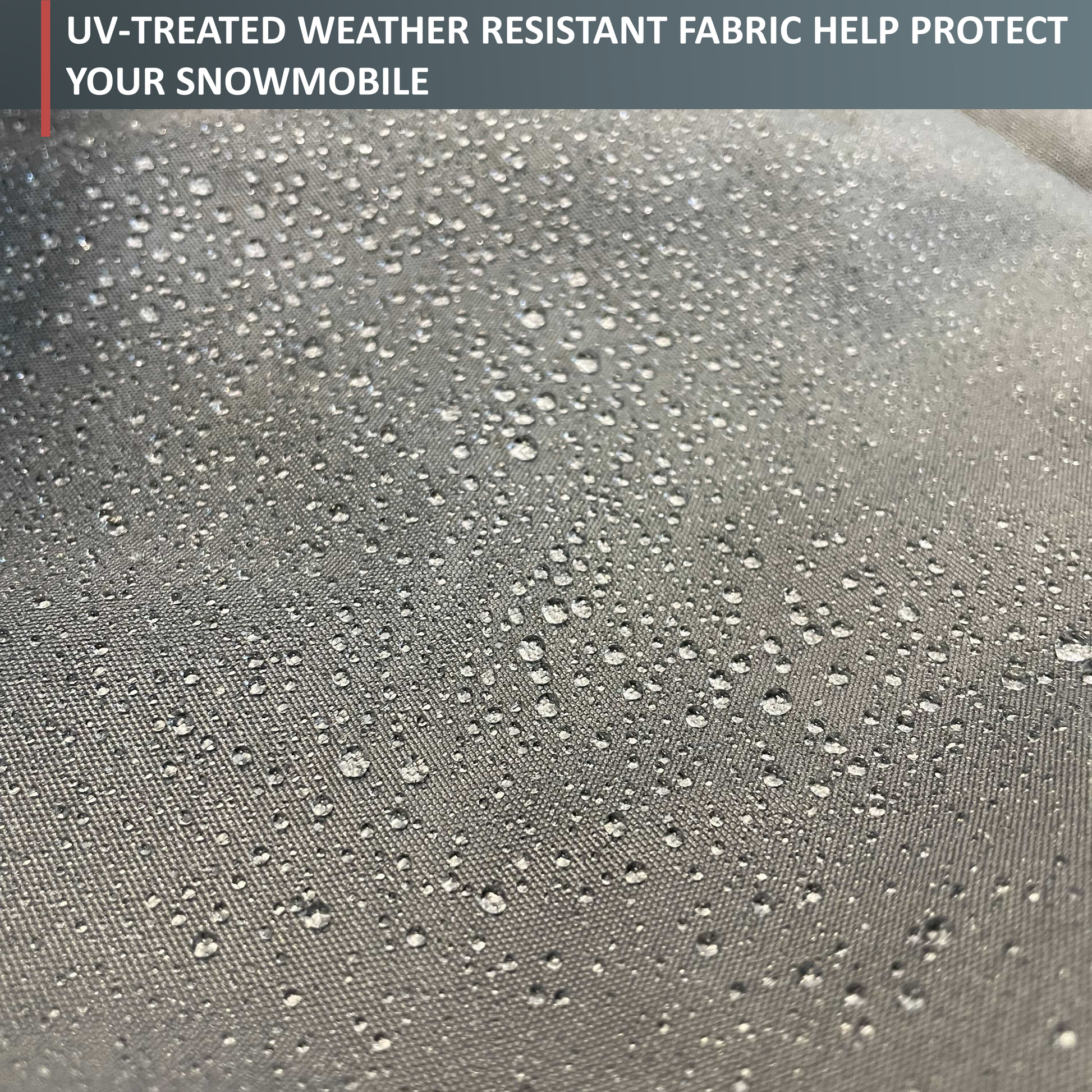 Funda de almacenamiento para motos de nieve, se adapta a longitudes de hasta 125 a 138 pulgadas.