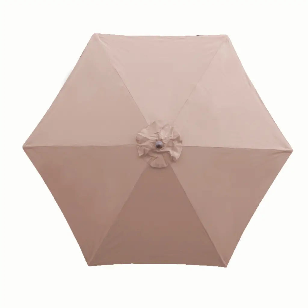 7.5 ft Market Patio Umbrella 6 Rib Replacement Canopy Taupe