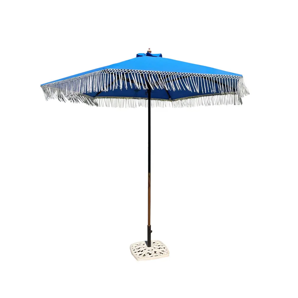 Formosa Covers 9ft 6 Ribs Replacement Umbrella Canopy With Tassels (Canopy Only)