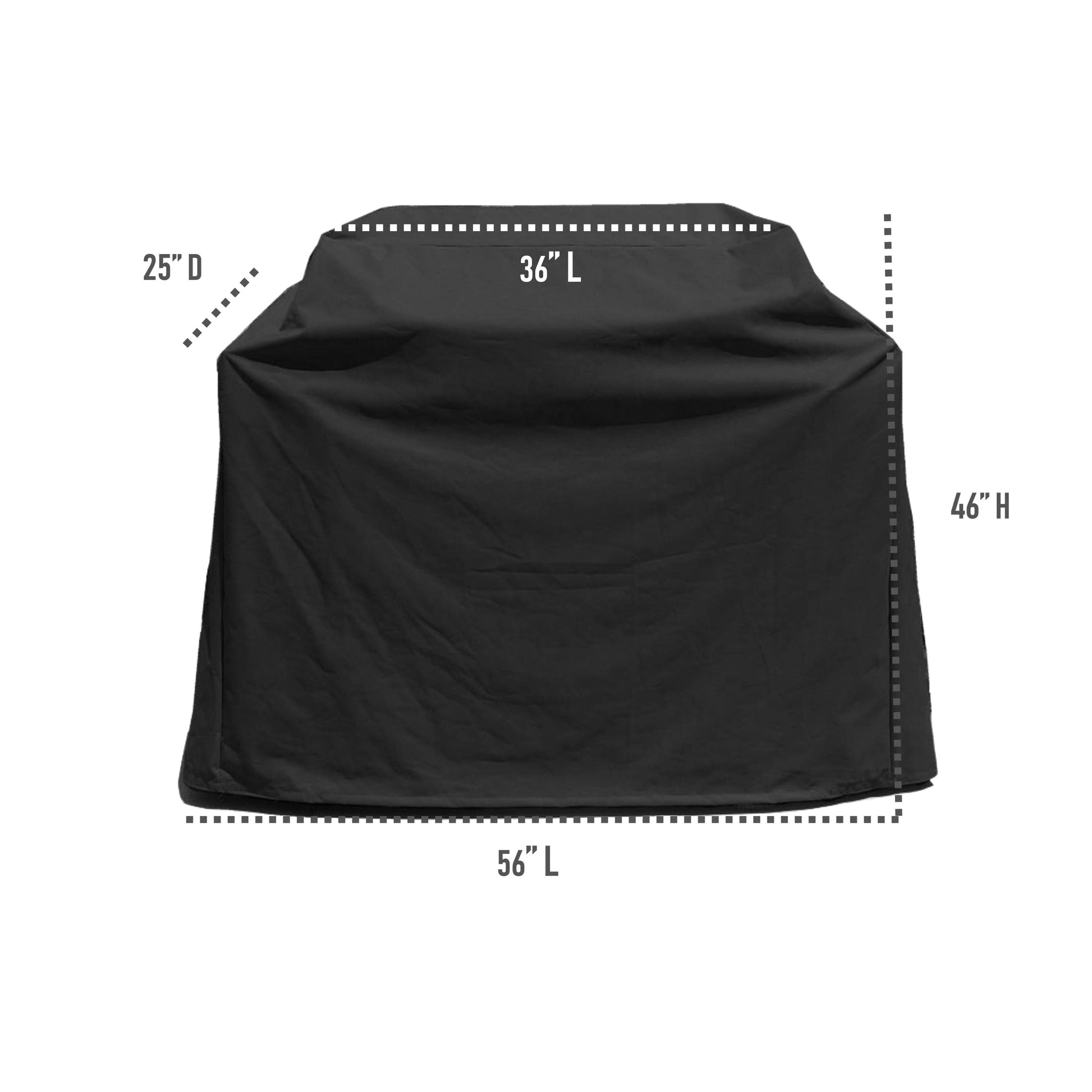 Barbecue Outdoor Cover Fits BBQ or Grills up to 56-84 inches Long - Black