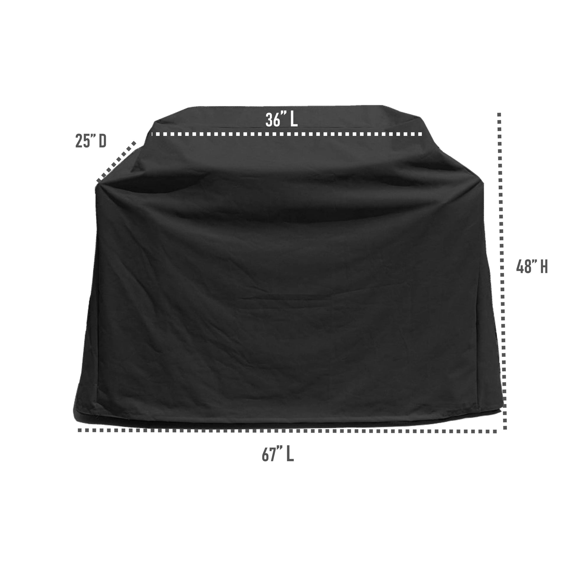 black-outdoor-barbecue-grill-cover-water-repellent-tight-weave