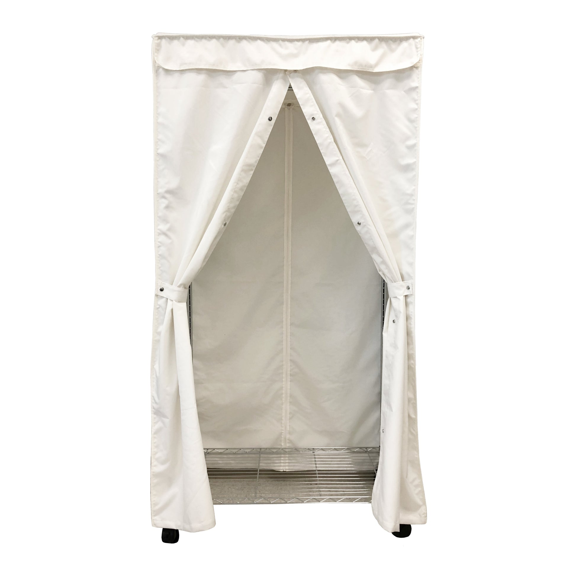 Portable Garment Rack Closet Fabric Cover - Covered Living