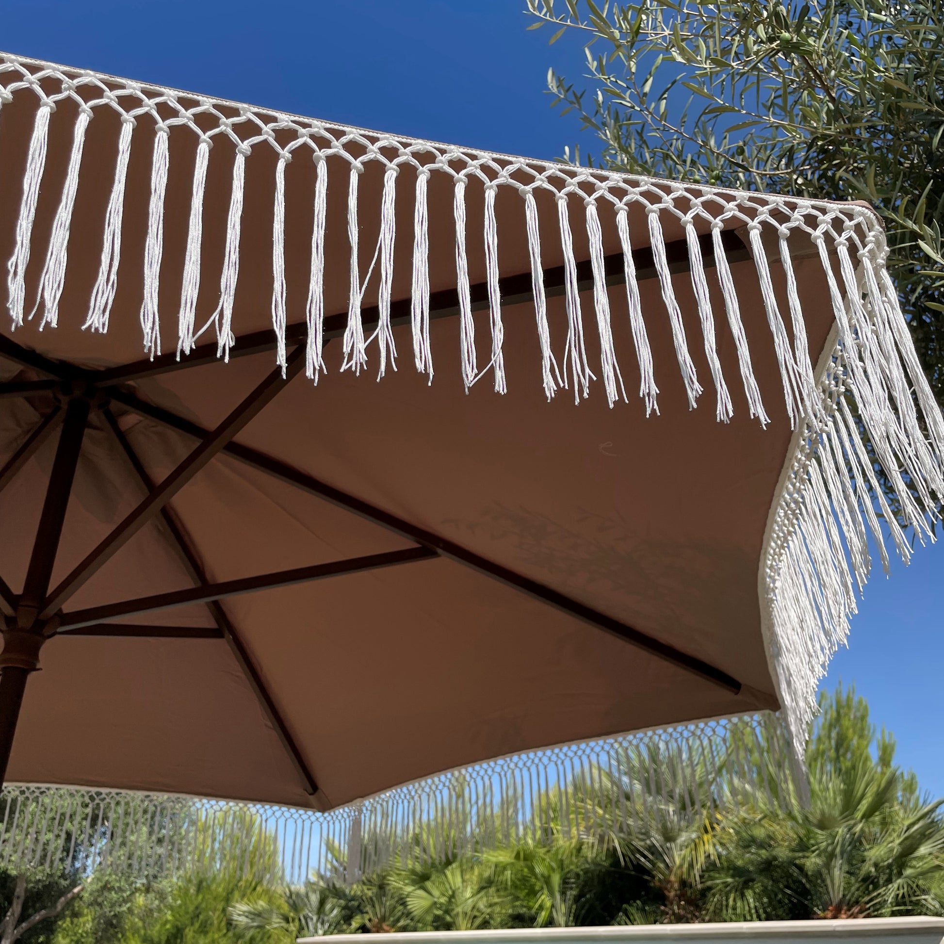 9ft Market Patio Umbrella 8 Rib Replacement Canopy w/ Tassel