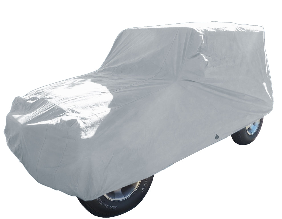 Funda para Jeep compatible con modelos Jeep 1976-2006 en color topo o gris