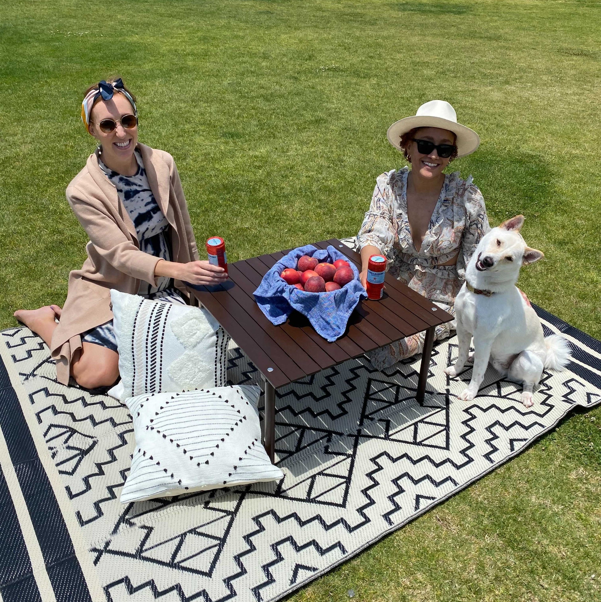 Outdoor Portable Wood Roll Up Table 26"L x 26"W x 16"H