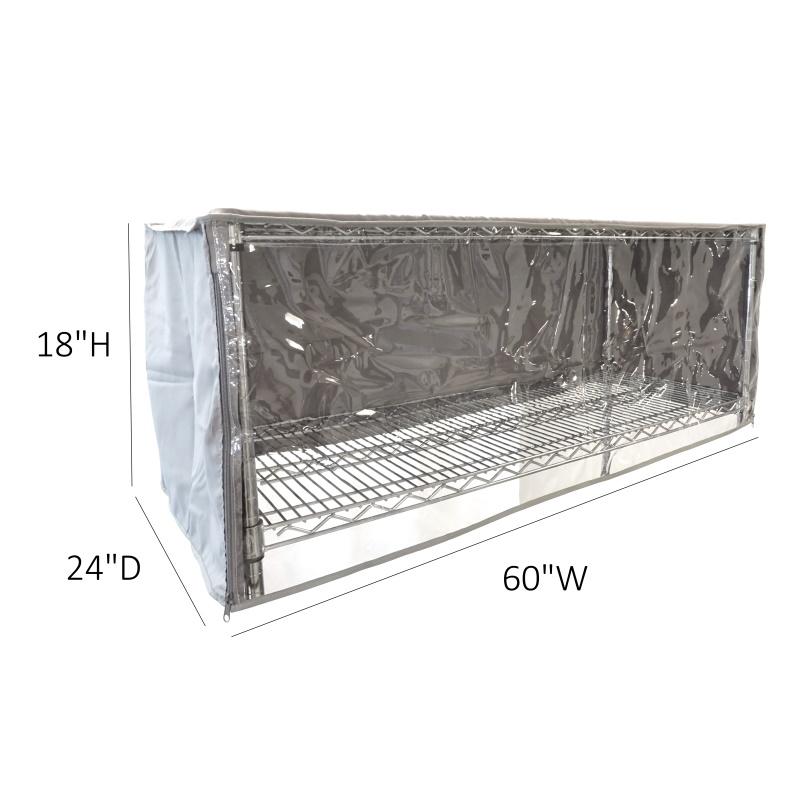 Storage Shelving Top Cover with One Side See Through Panel (Top Part ONLY)