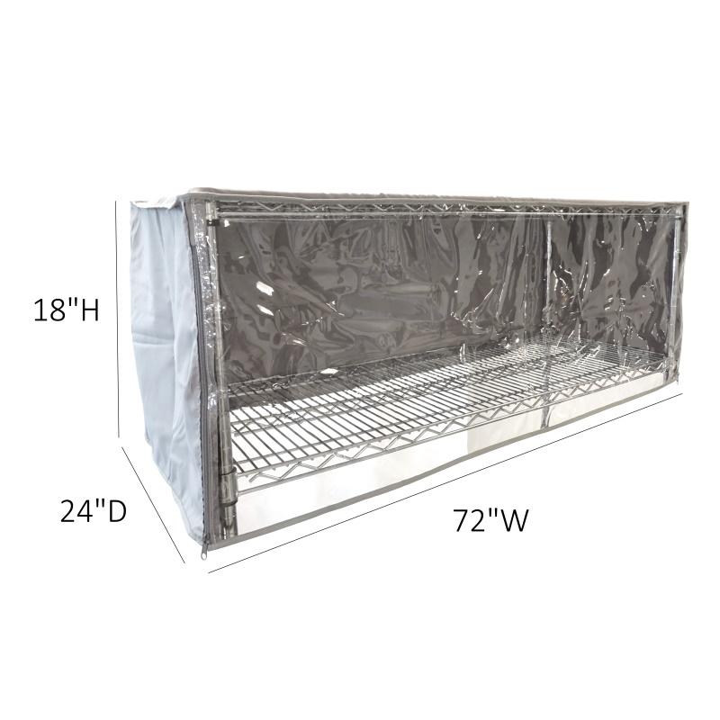 Storage Shelving Top Cover with One Side See Through Panel (Top Part ONLY)