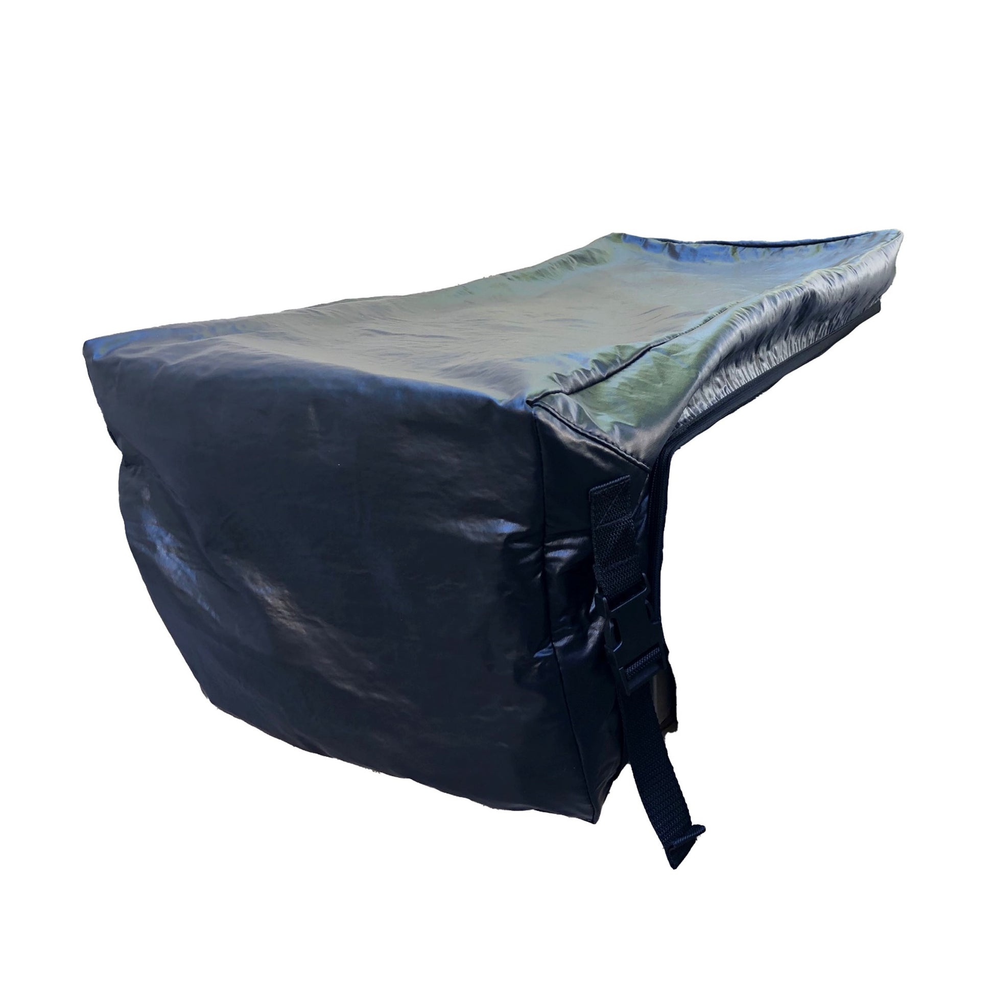 Outdoor Built-In Side Burner Cover for Side Burners up to 13-19 inches Wide - Black Vinyl