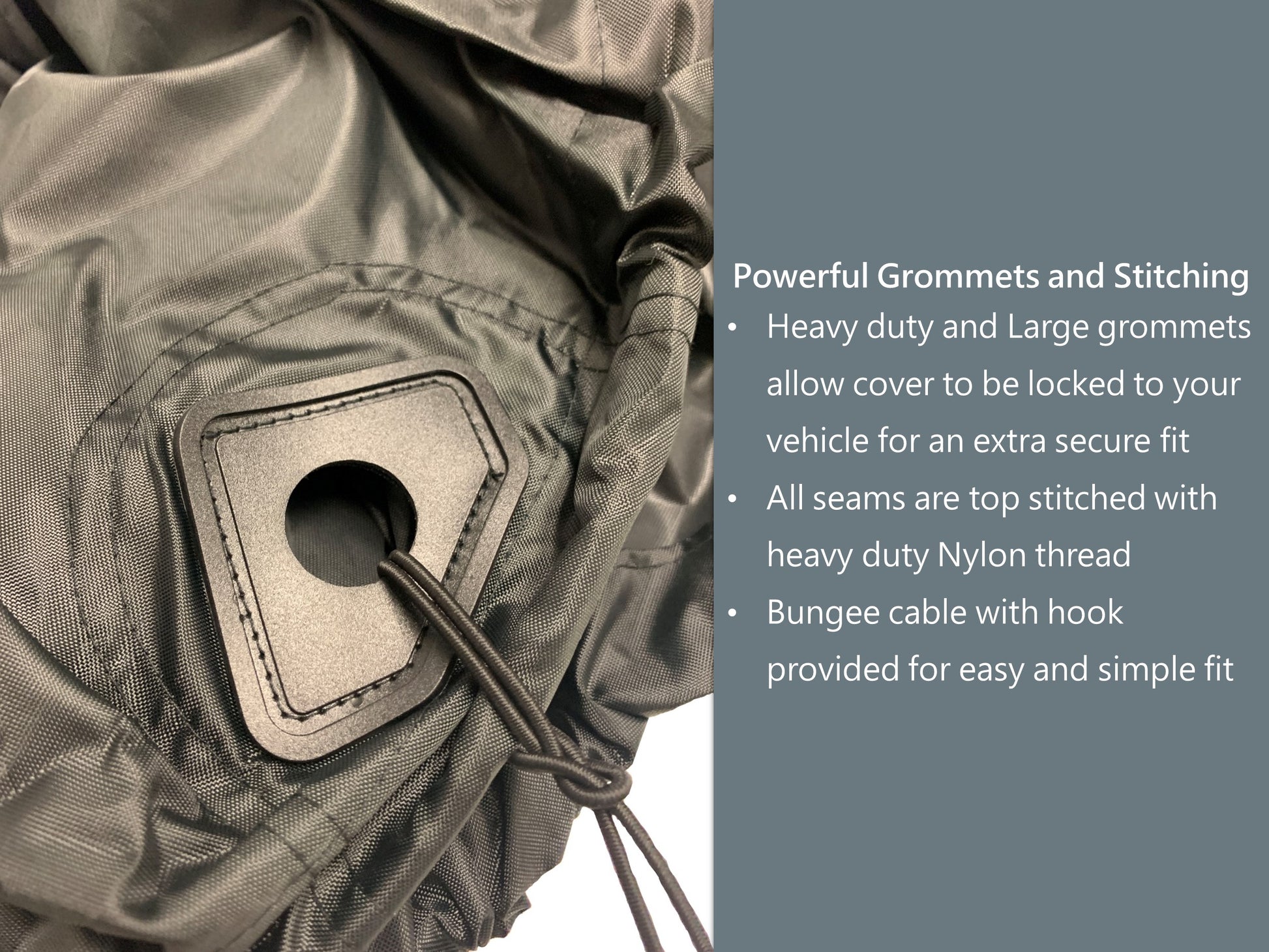 Heavy Duty ATV Quad Cover - All Weather Protection - Black, M - XXL