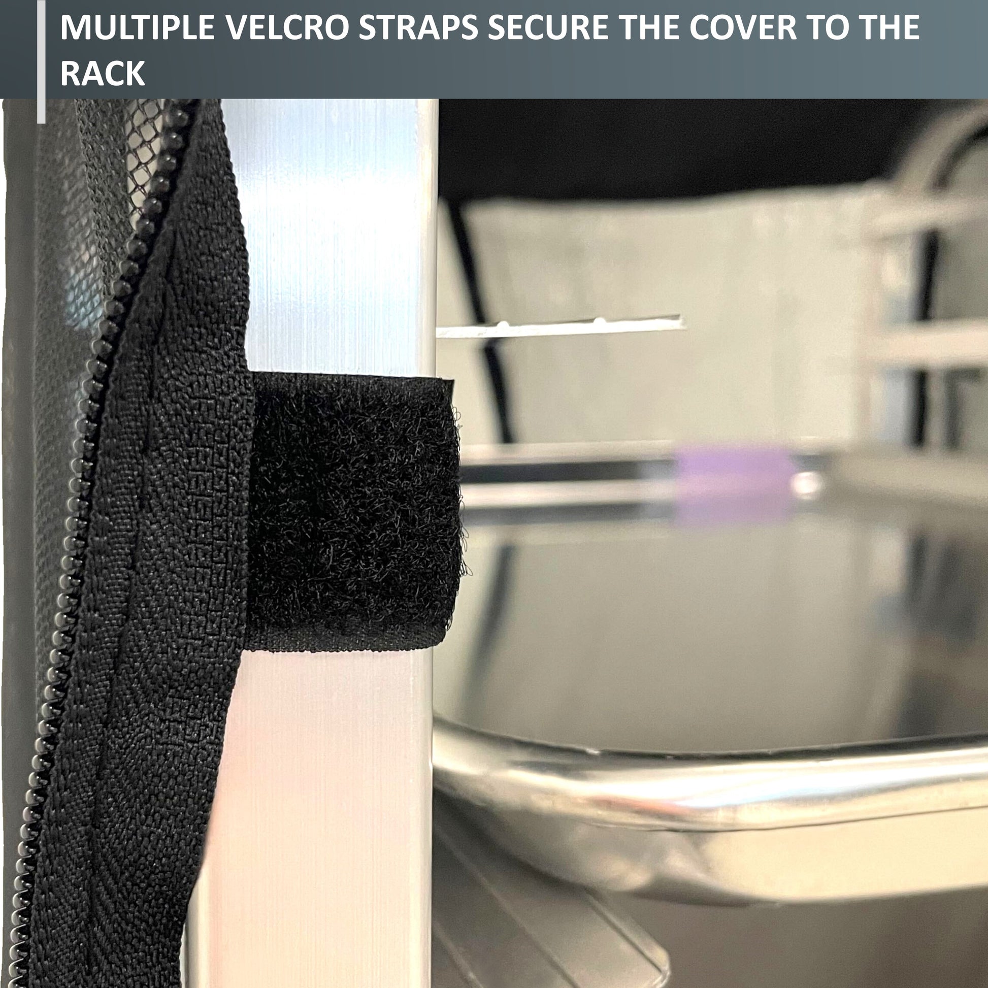 Bun Rack Cover, 21"W x 26.5"D x 33"H