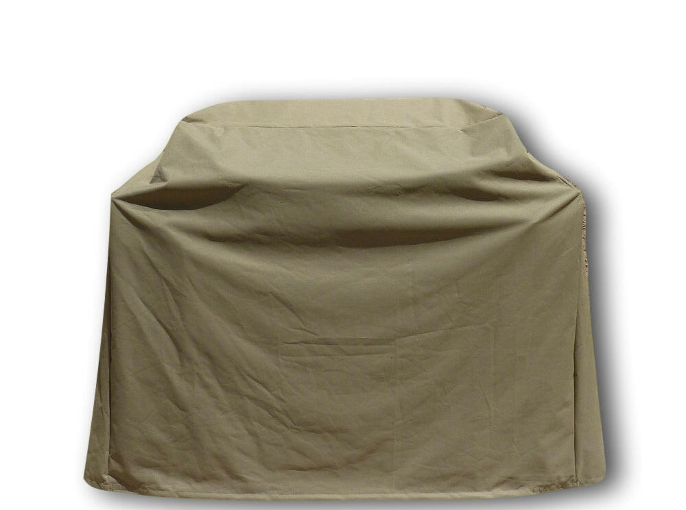 TAUPE VINYL OUTDOOR STANDING  BBQ GRILL