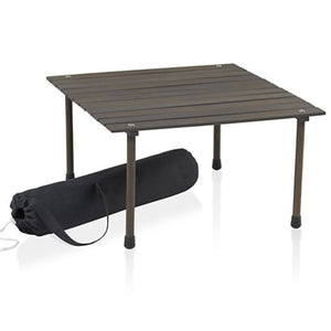 Outdoor Portable Wood Roll Up Table 26"L x 26"W x 16"H
