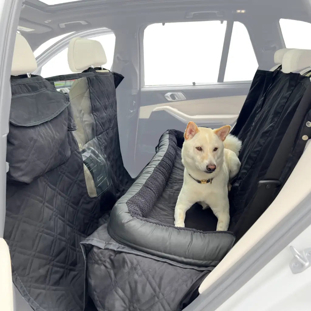 Premium Heavy Duty Pet Car Back Seat Cover Formosa