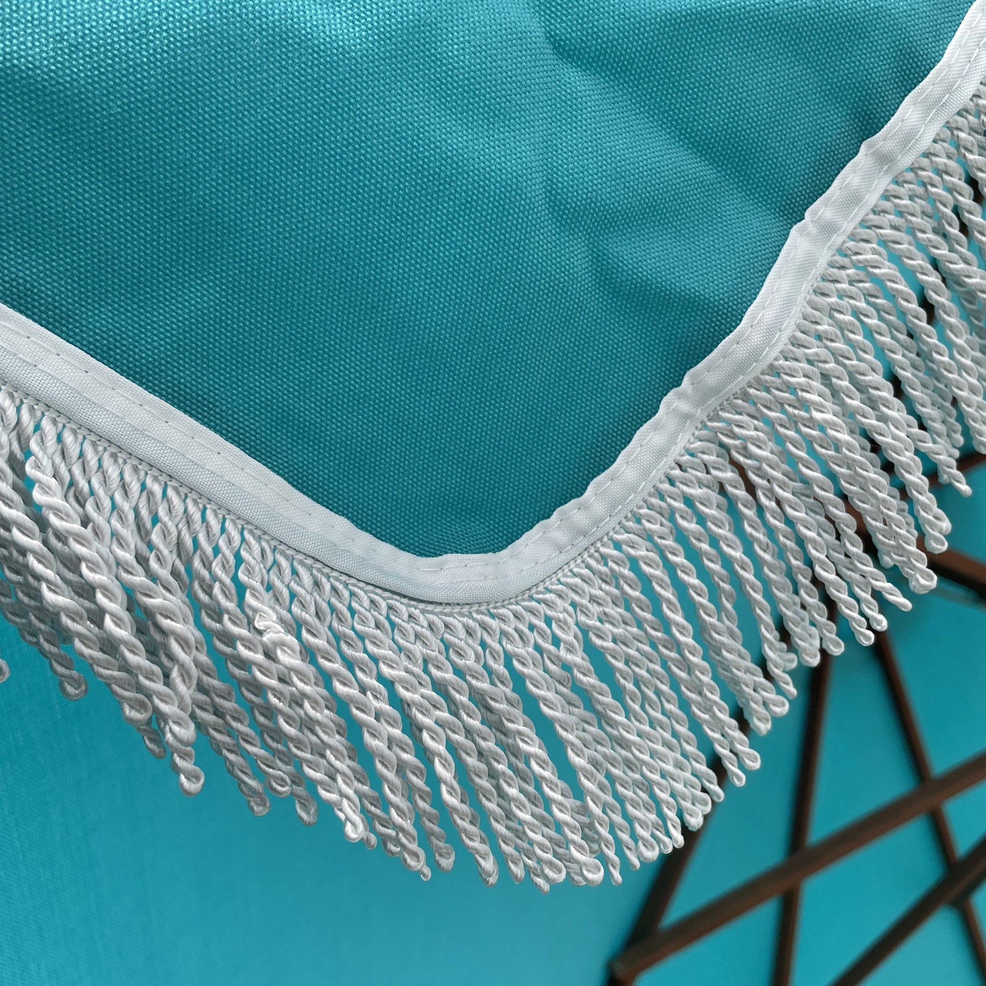 9ft Market Patio Umbrella 8 Rib Replacement Canopy w/ Fringe Valance