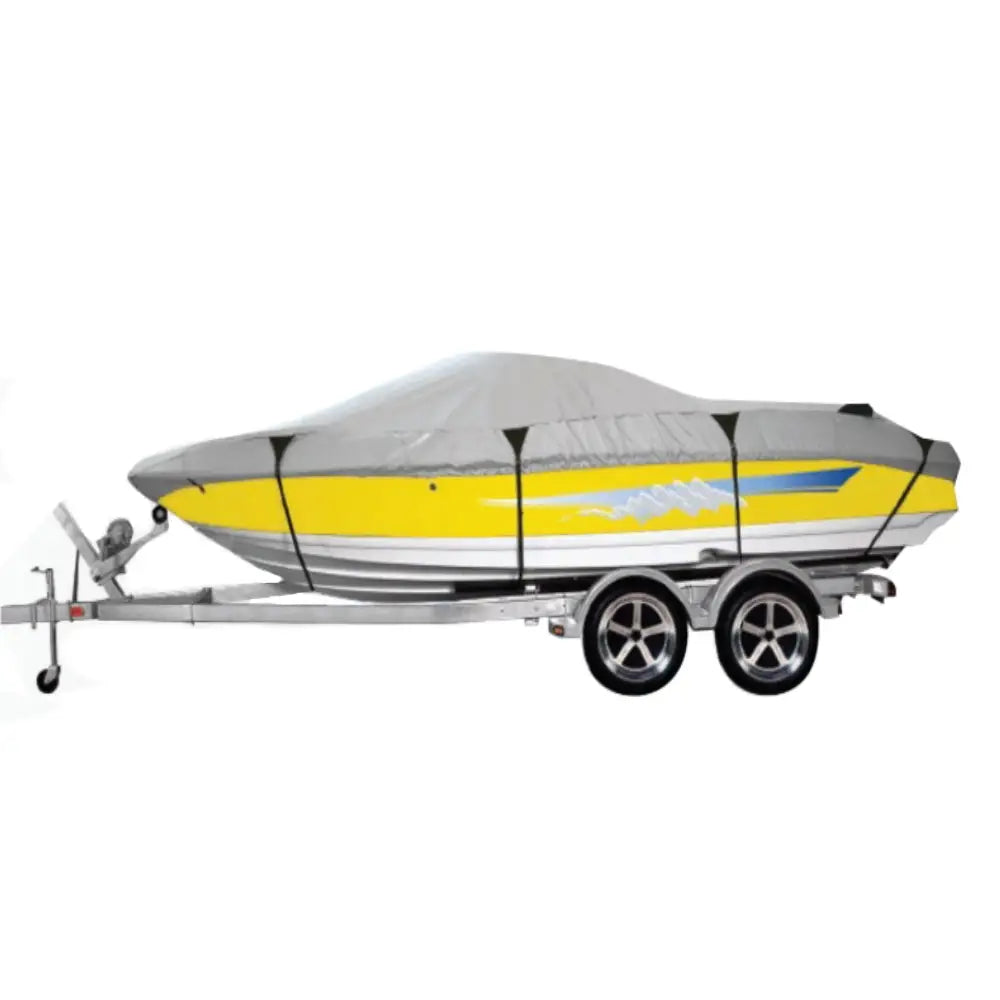 Premium 600 Denier Boat Cover Size E, fits 20ft to 22ft Boats.