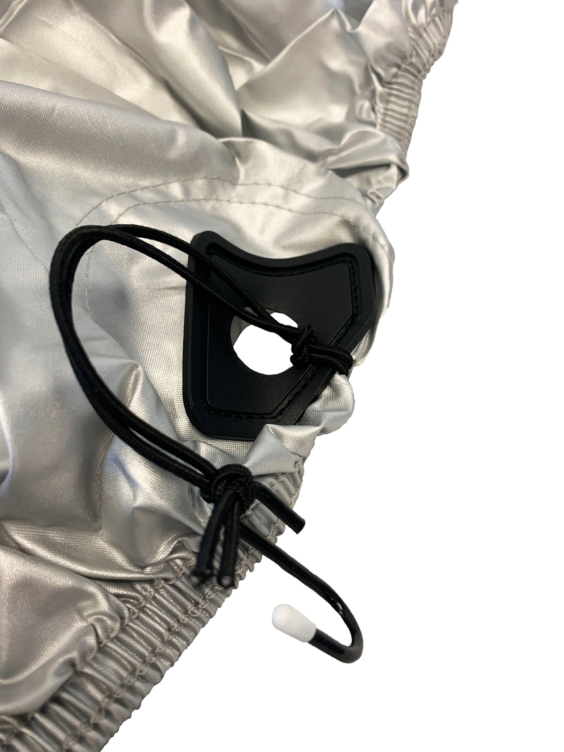 Deluxe all season Motorcycle cover (L-XL). Fits sport bike with hidden pouch for back rack trunk