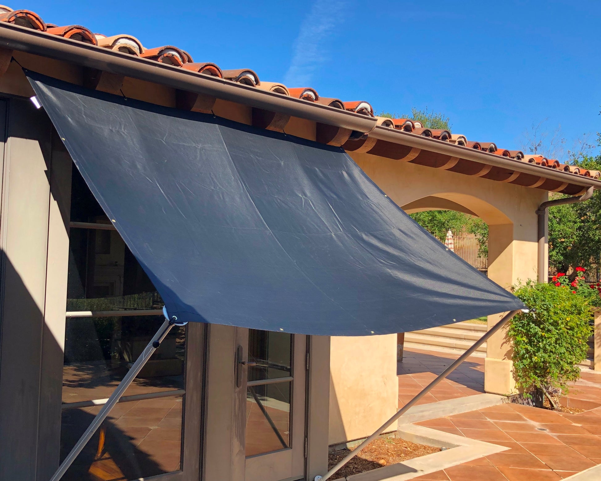 Shade Sail Sun Screen Panel for Canopy, Gazebo, Pergola, Balconies, Porches, Patio Awning, Patio
