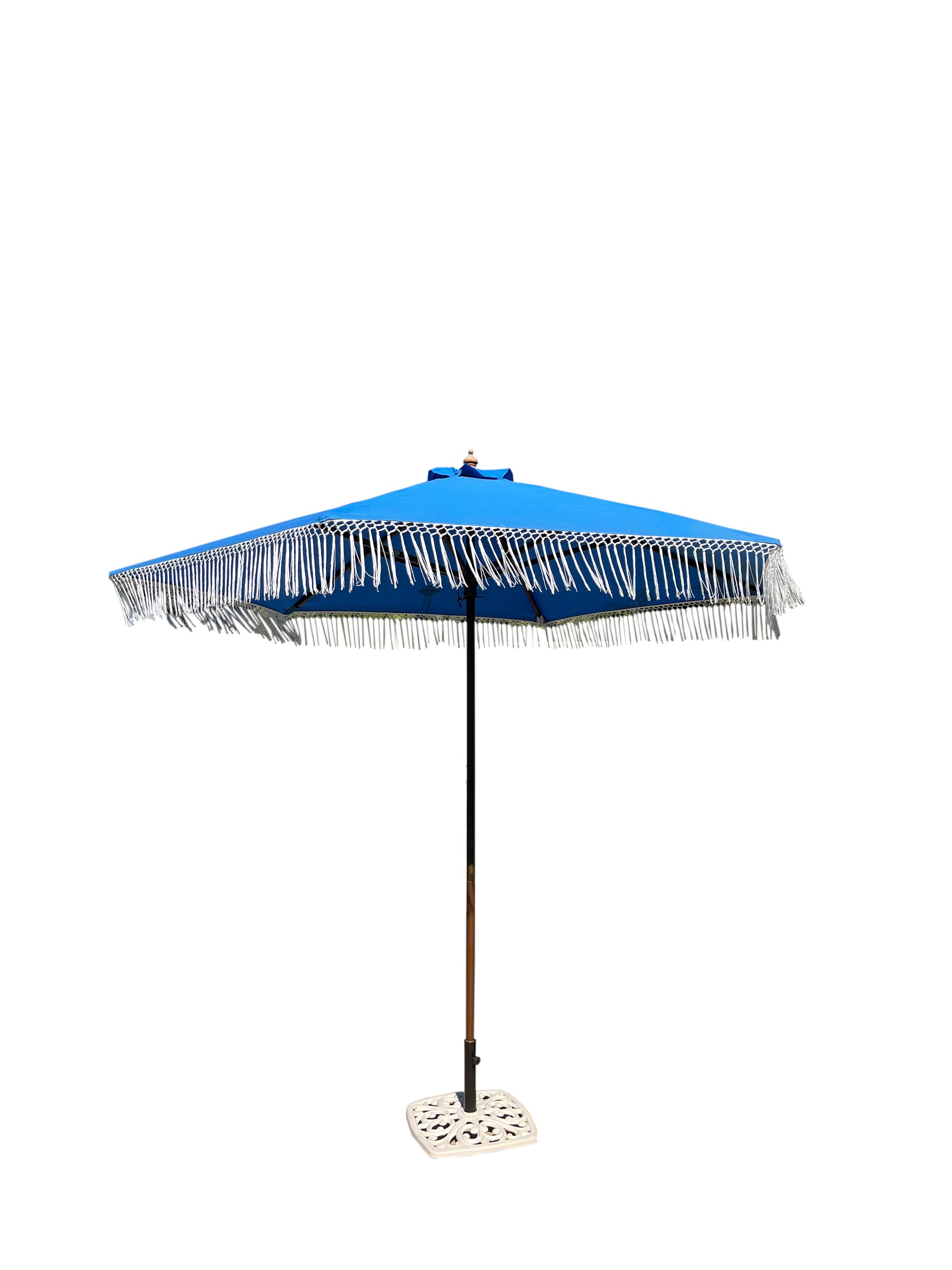9ft Market Patio Umbrella 6 Rib Replacement Canopy w/ Tassel