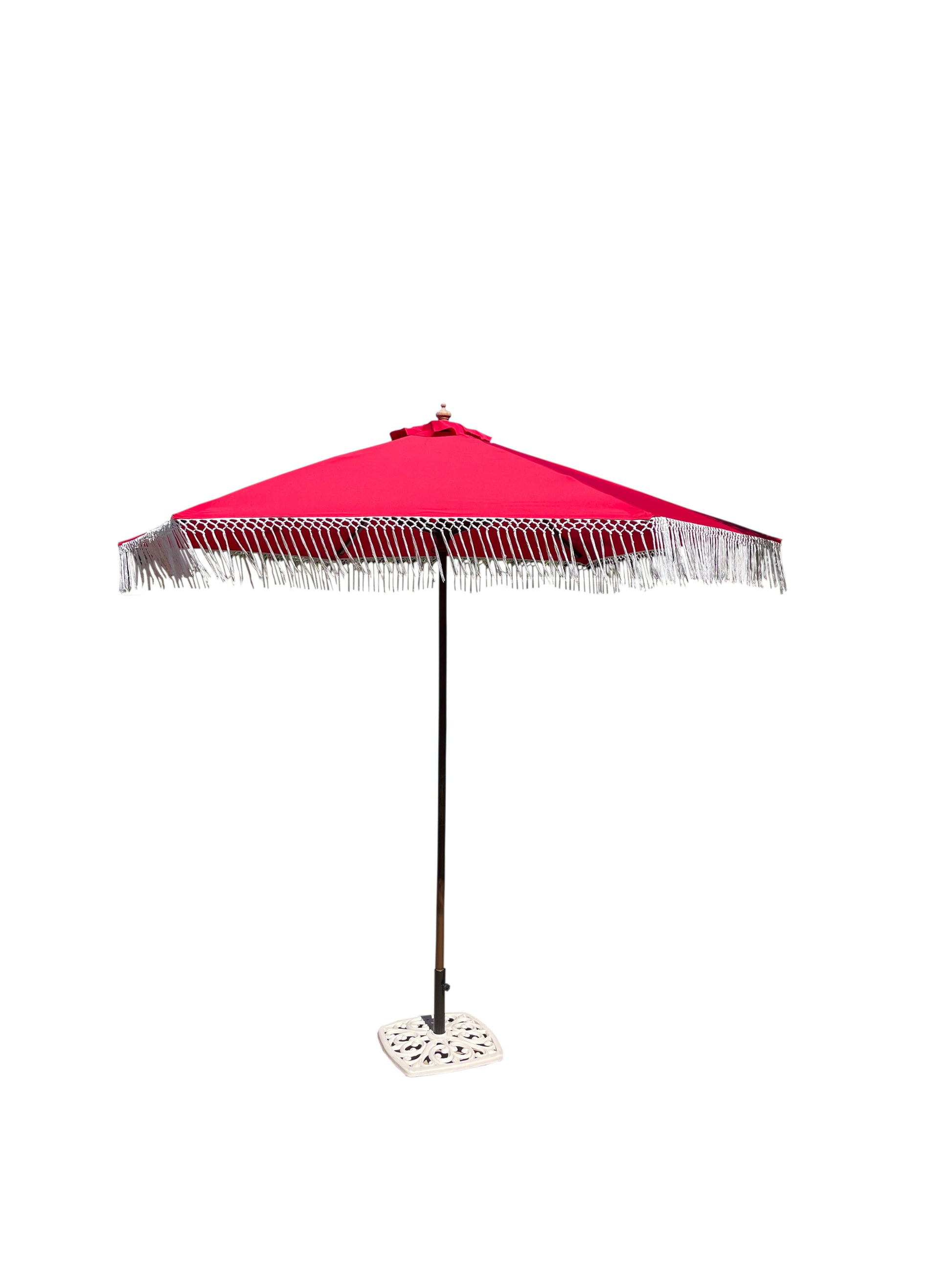 9ft Market Patio Umbrella 6 Rib Replacement Canopy w/ Tassel