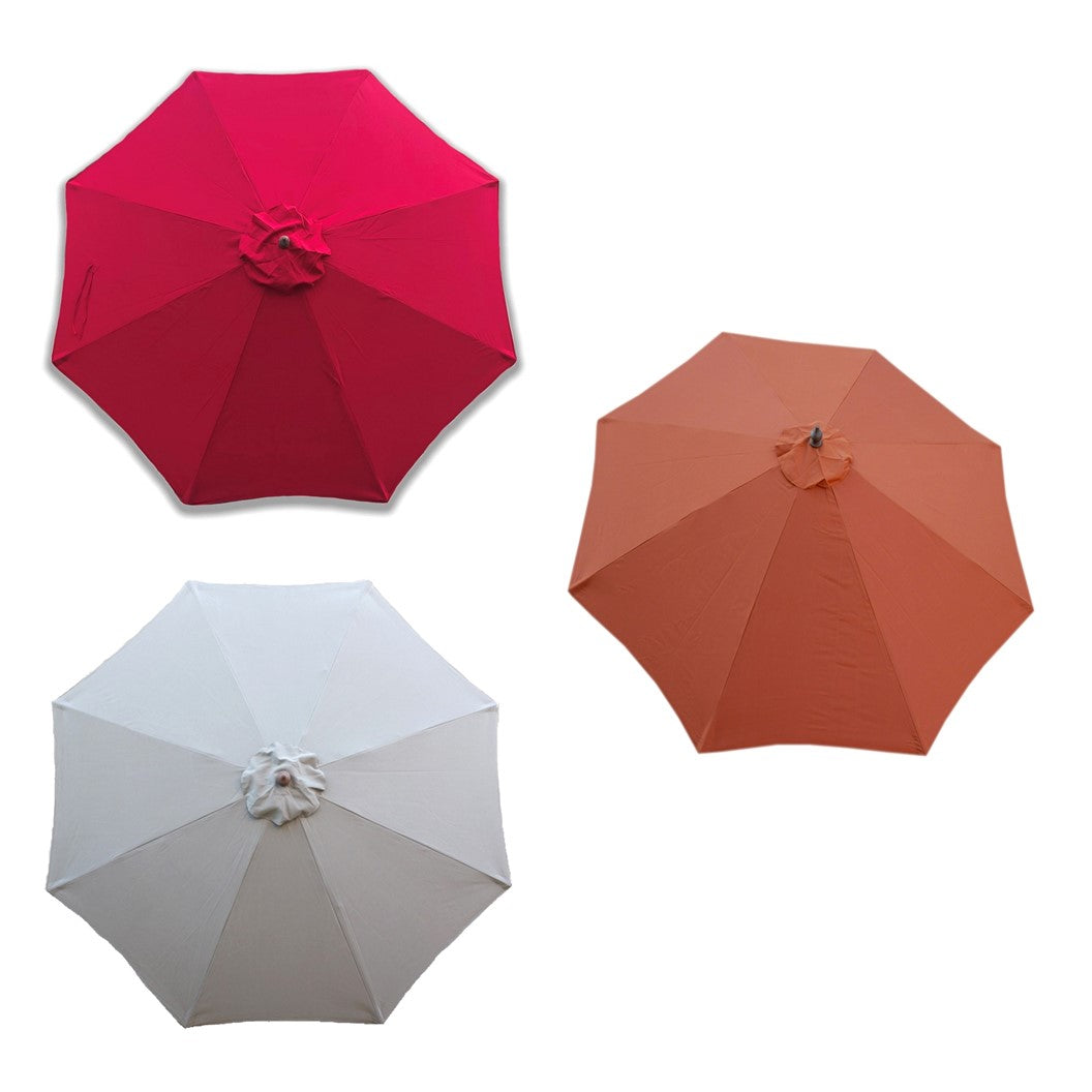 10ft Market Patio Umbrella 8 Rib Replacement Canopy