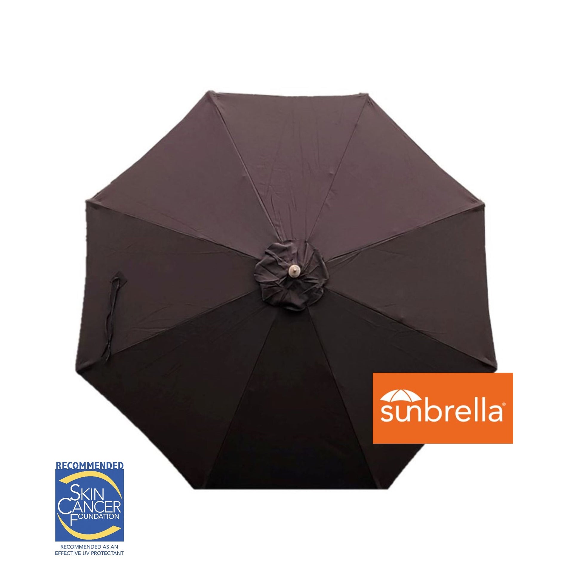 9ft Market Patio Umbrella 8 Rib Replacement Canopy Sunbrella Fabric