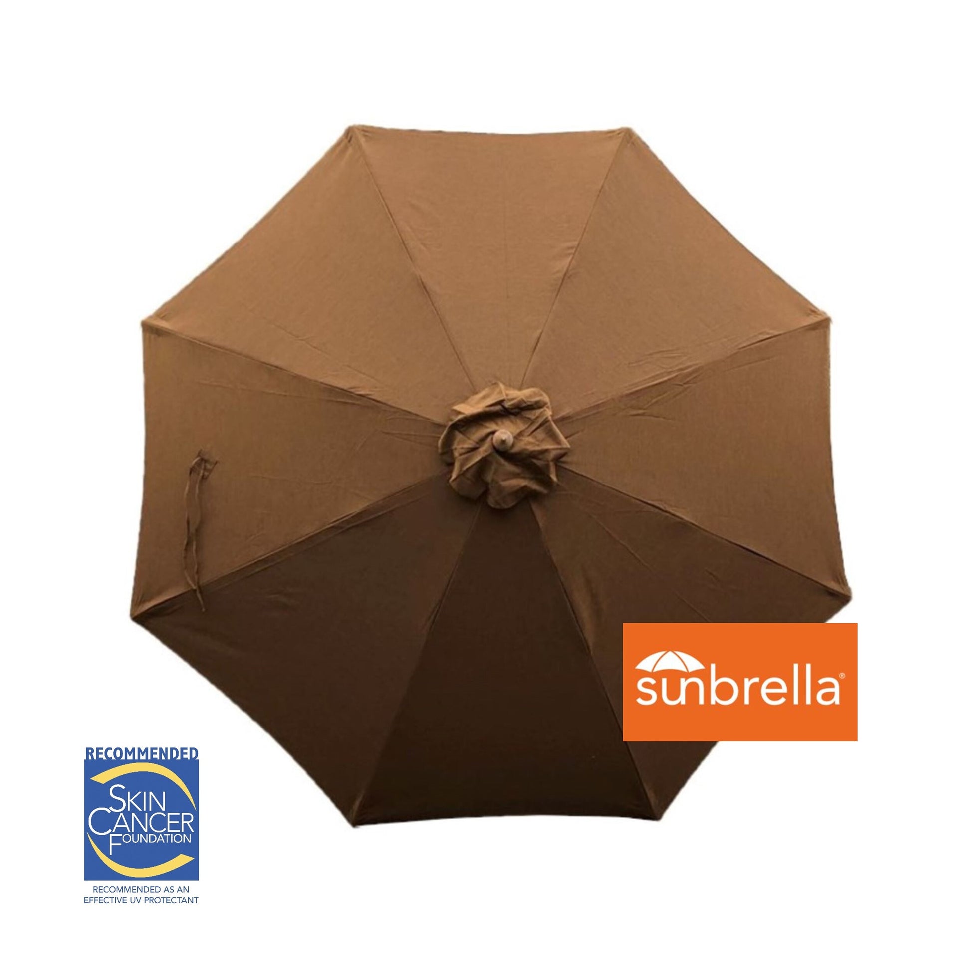 9ft Market Patio Umbrella 8 Rib Replacement Canopy Sunbrella Fabric