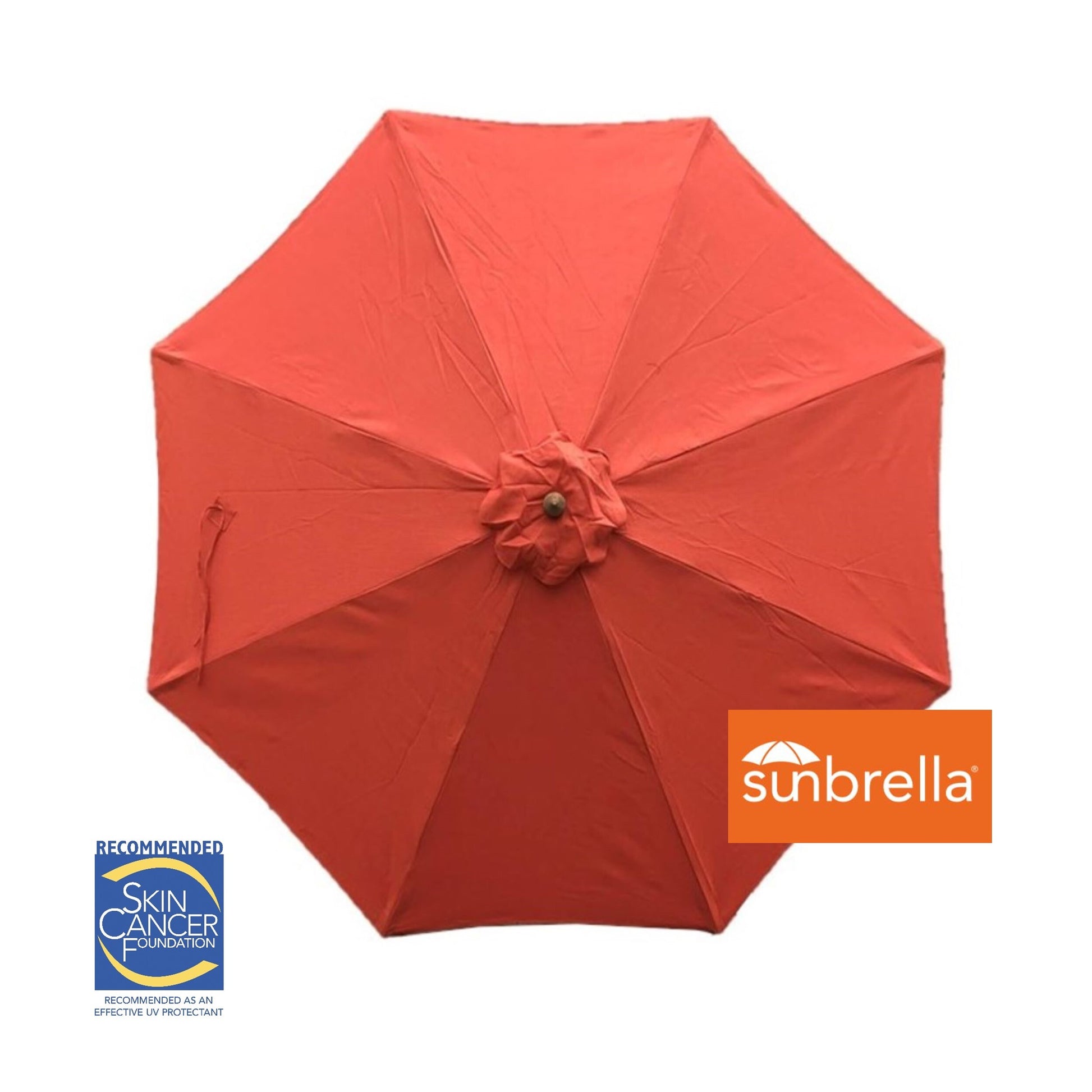 9ft Market Patio Umbrella 8 Rib Replacement Canopy Sunbrella Fabric