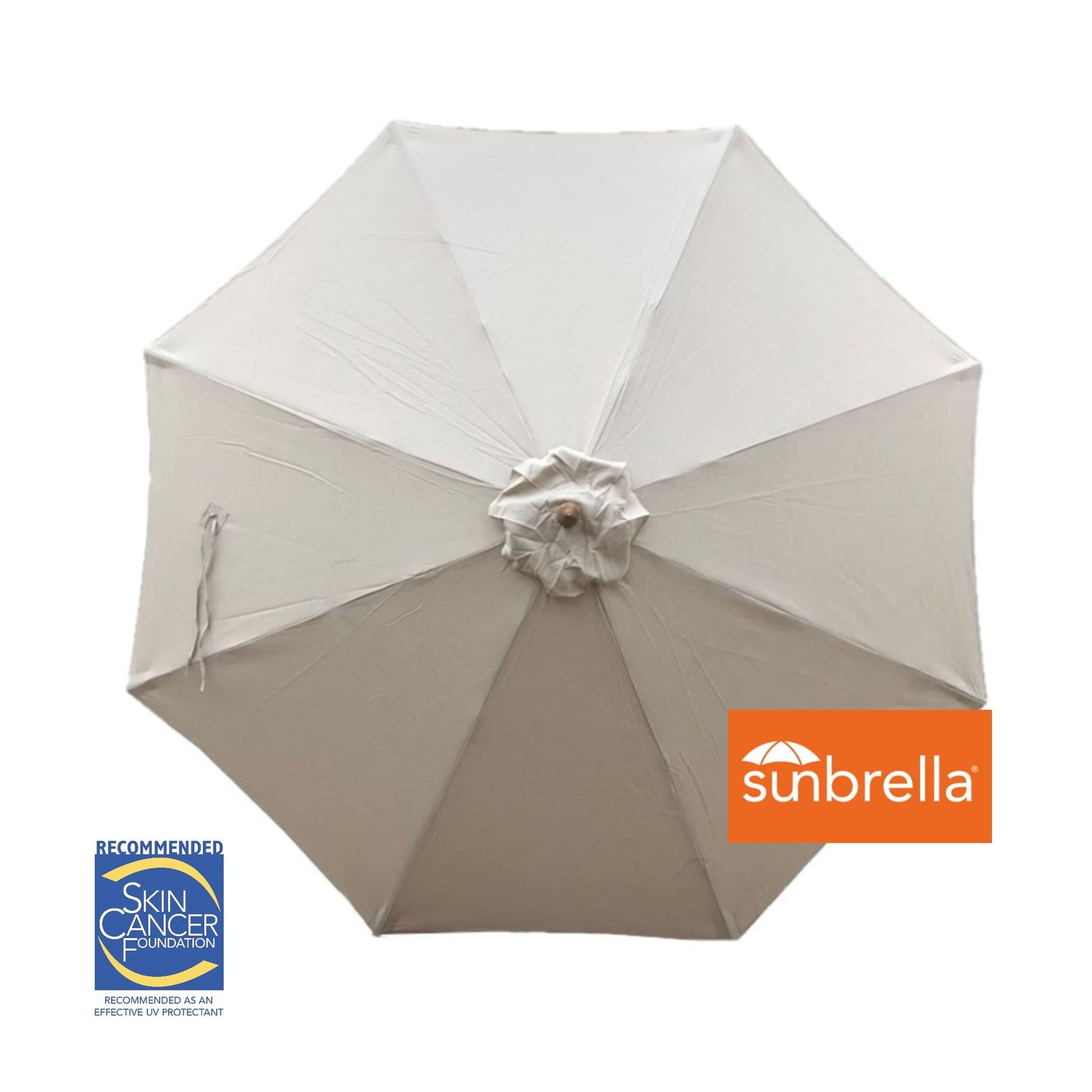 9ft Market Patio Umbrella 8 Rib Replacement Canopy Sunbrella Fabric