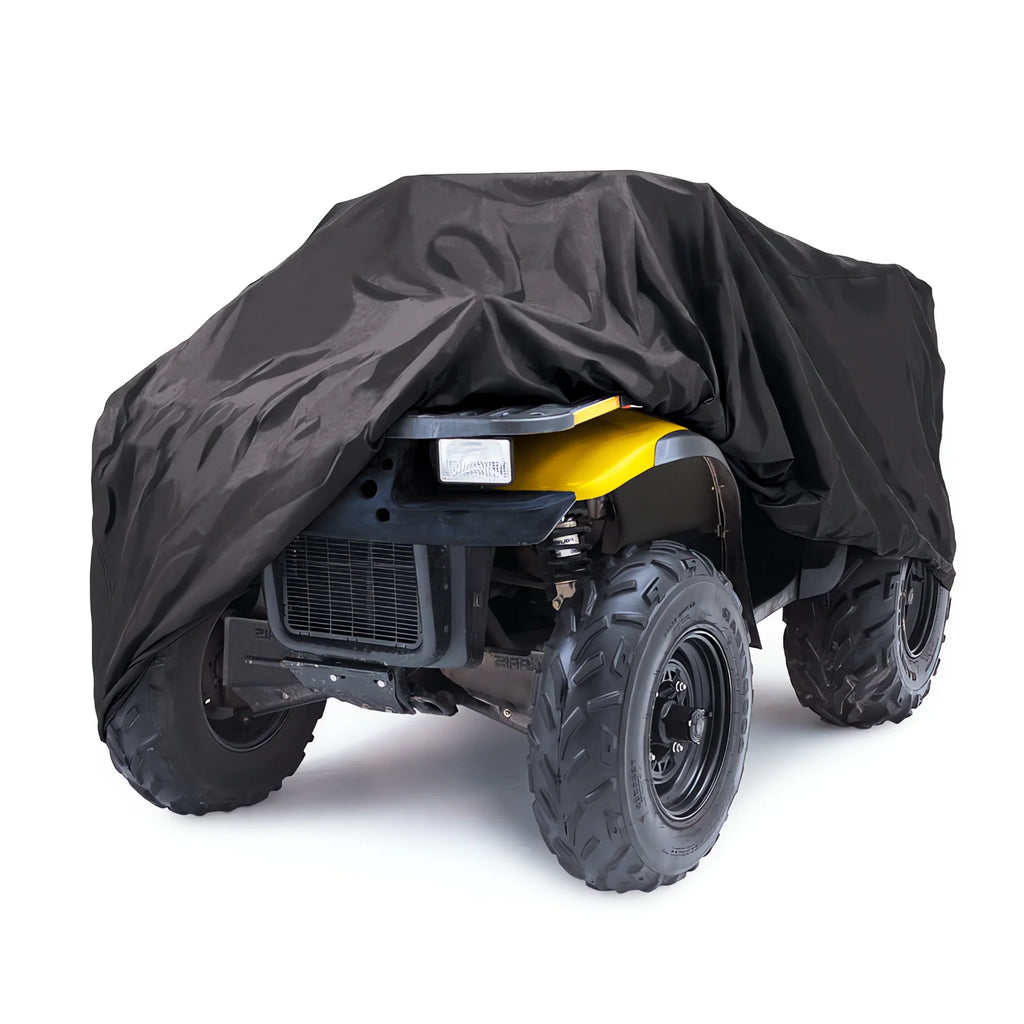 Heavy Duty ATV Quad Cover - All Weather Protection - Black, M - XXL