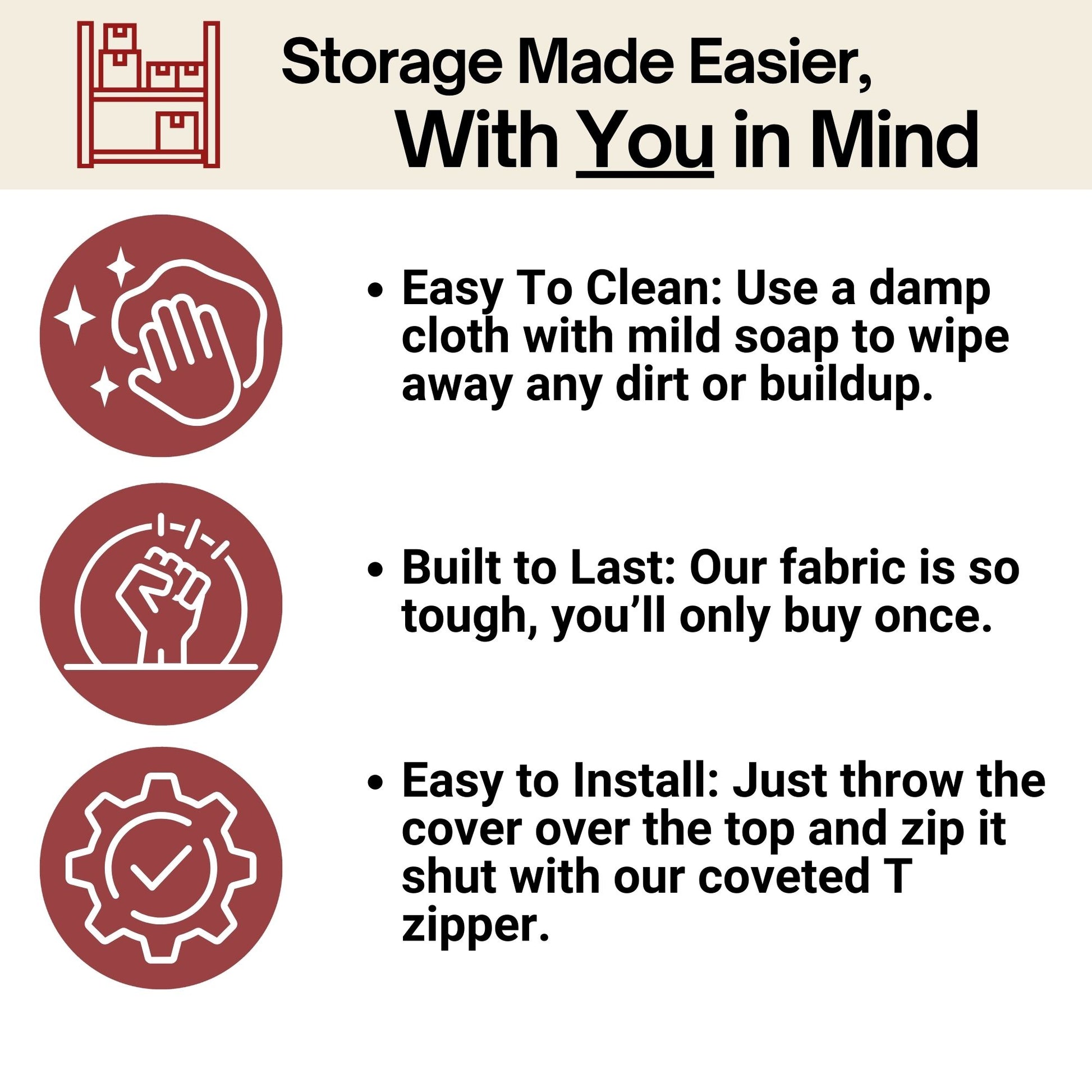 All Clear Wire Rack Shelving Storage Unit Cover | 36-60 inches wide