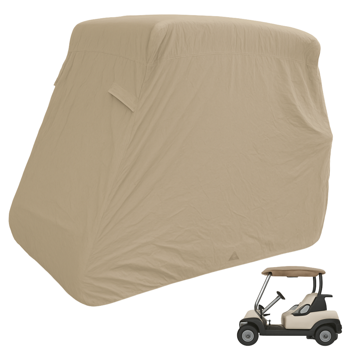 Funda de almacenamiento para carrito de golf EZGO, Club Car y Yamaha G (color topo)
