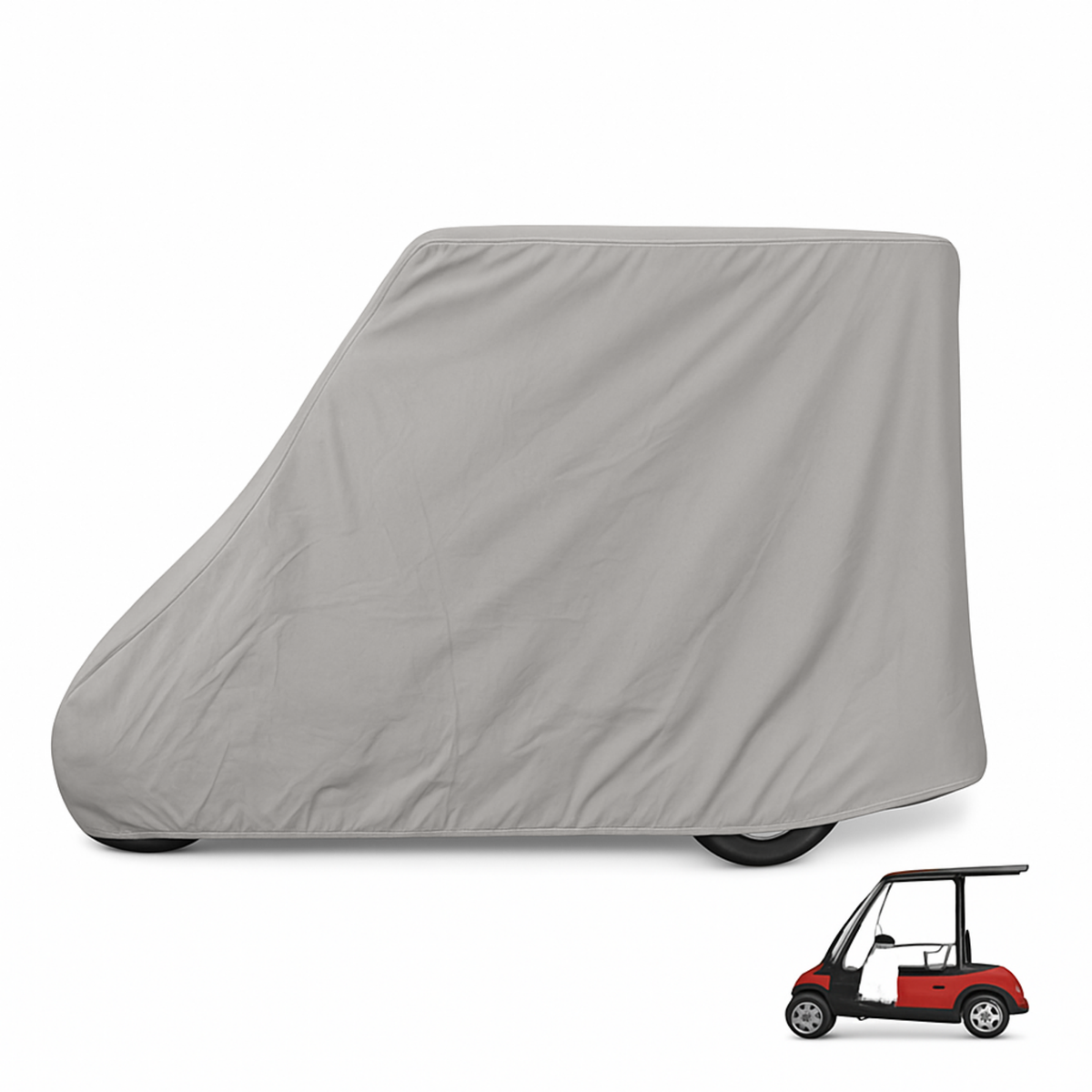 Funda de almacenamiento para carrito de golf de 2 pasajeros EZ-GO 2FIVE en gris