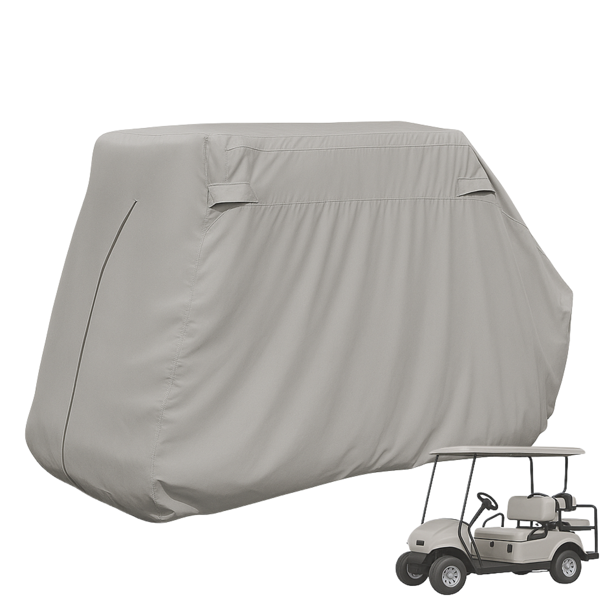 Funda de almacenamiento para carrito de golf EZGO, Club Car y Yamaha G (gris)