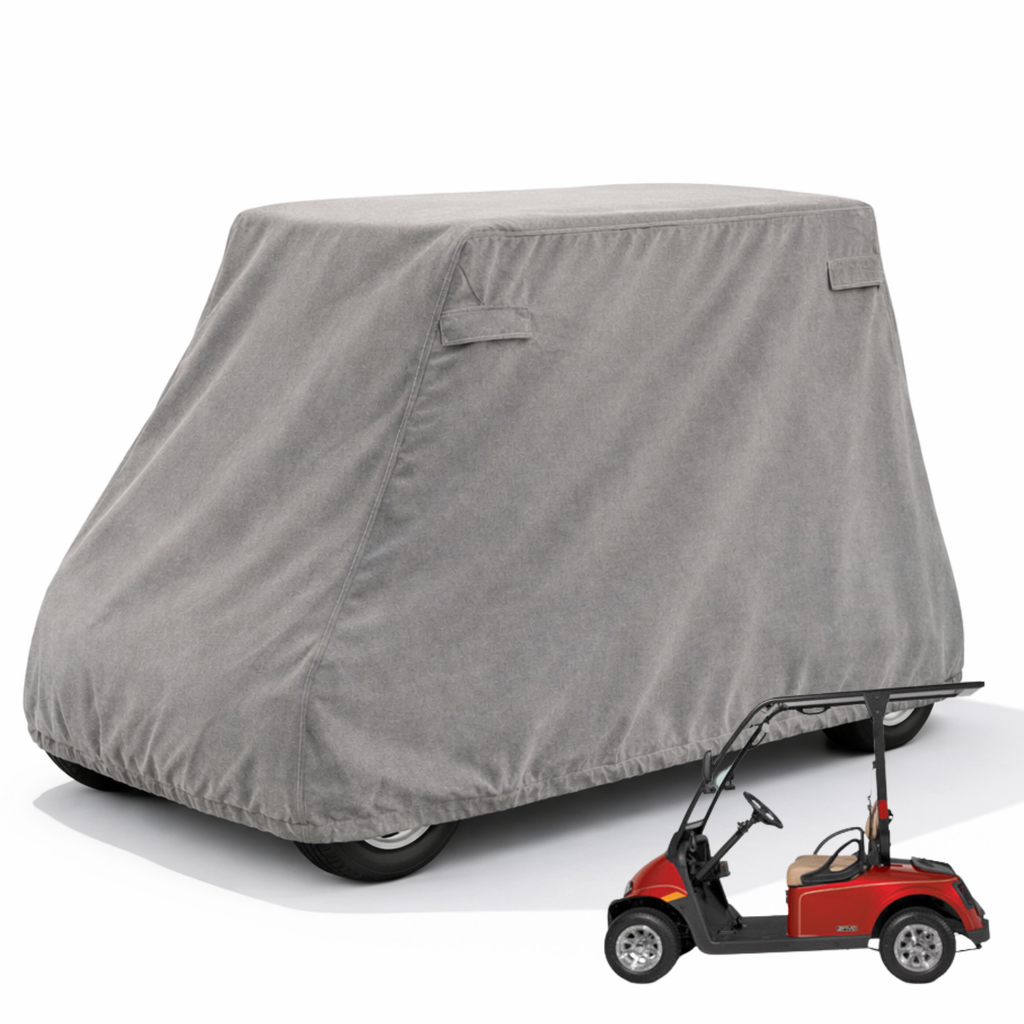 2 Passenger Golf Cart Storage Cover for E-Z-GO 2FIVE in Grey