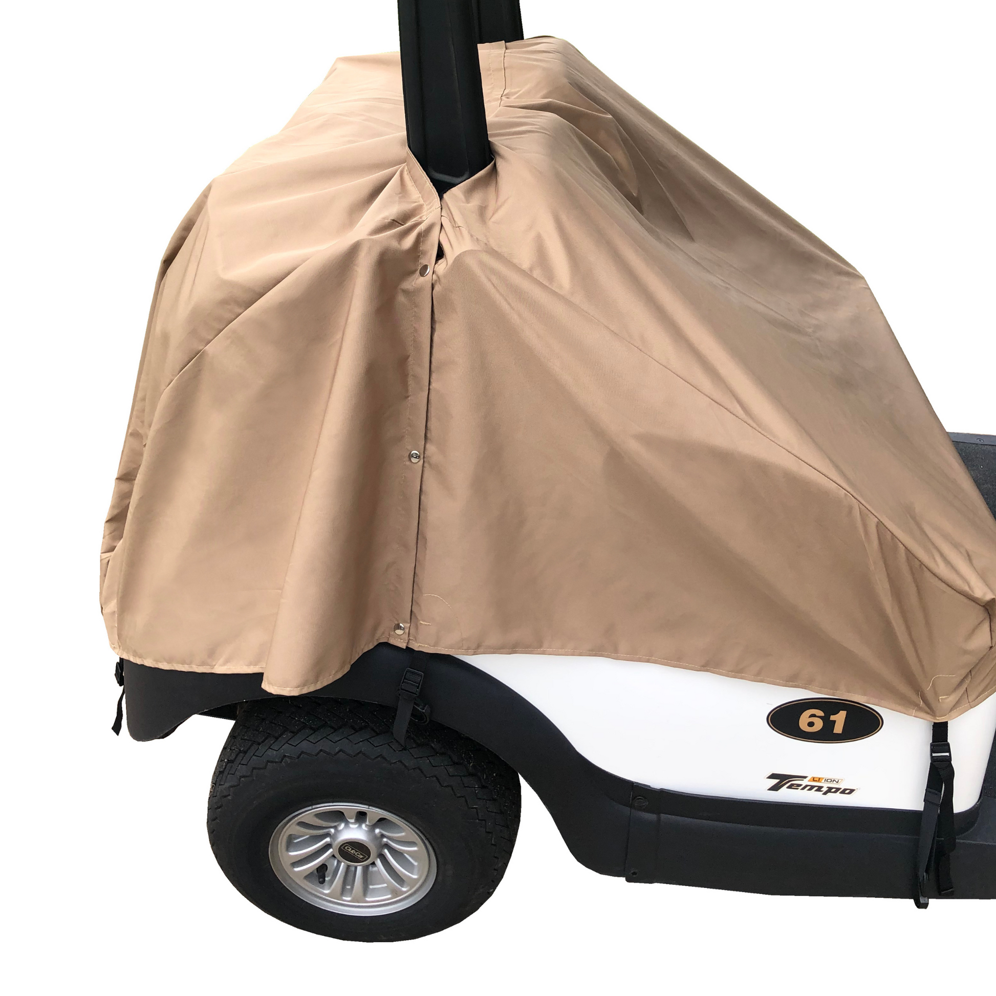 Golf Cart Seat Cover in Taupe 300 Denier Polyester