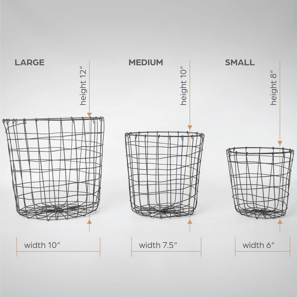 308 - Round Iron Basket