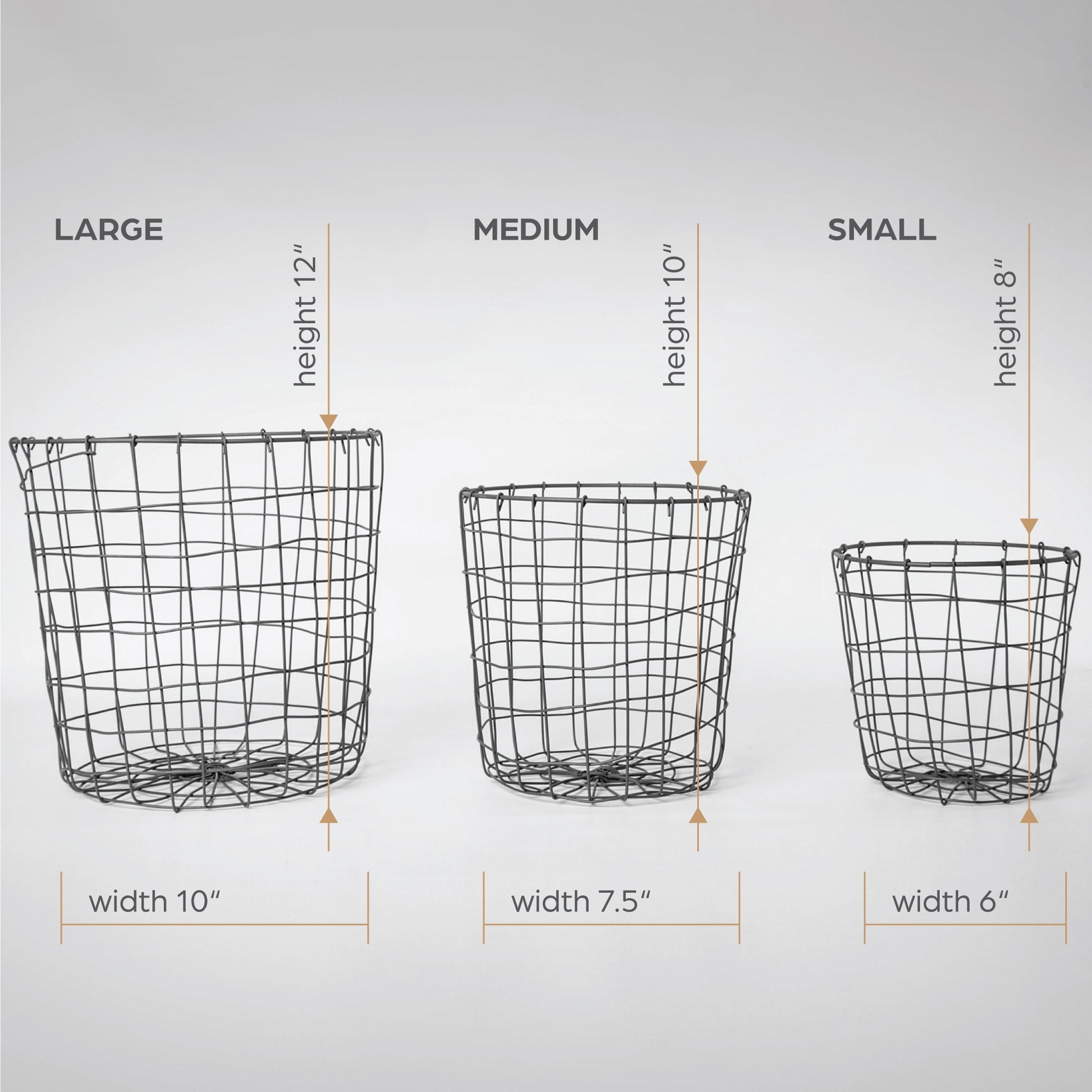 308 - Round Iron Basket